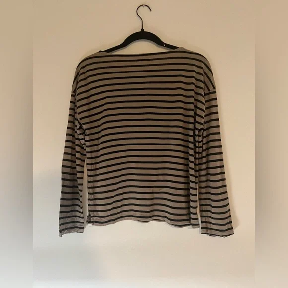 Madewell Striped Long Sleeve Tee – Size Small - Picture 4 of 5